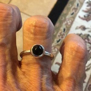 Pandora Retired Onyx Ring
